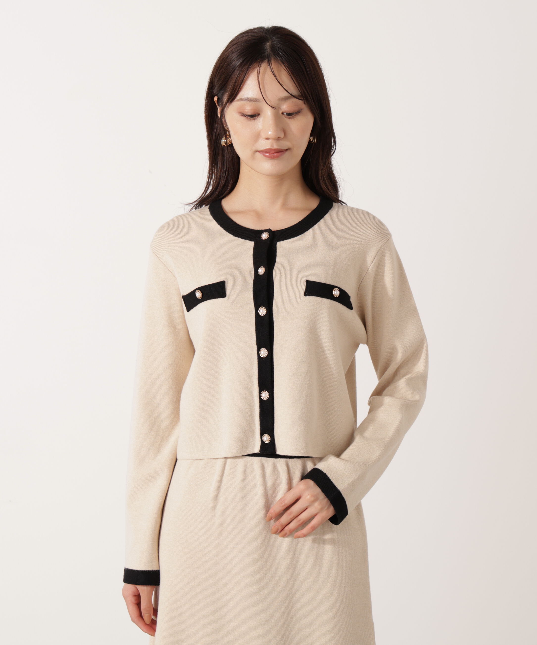 PROPORTION BODY DRESSING「ニットジャケット 25AW」|ニット・セーター|