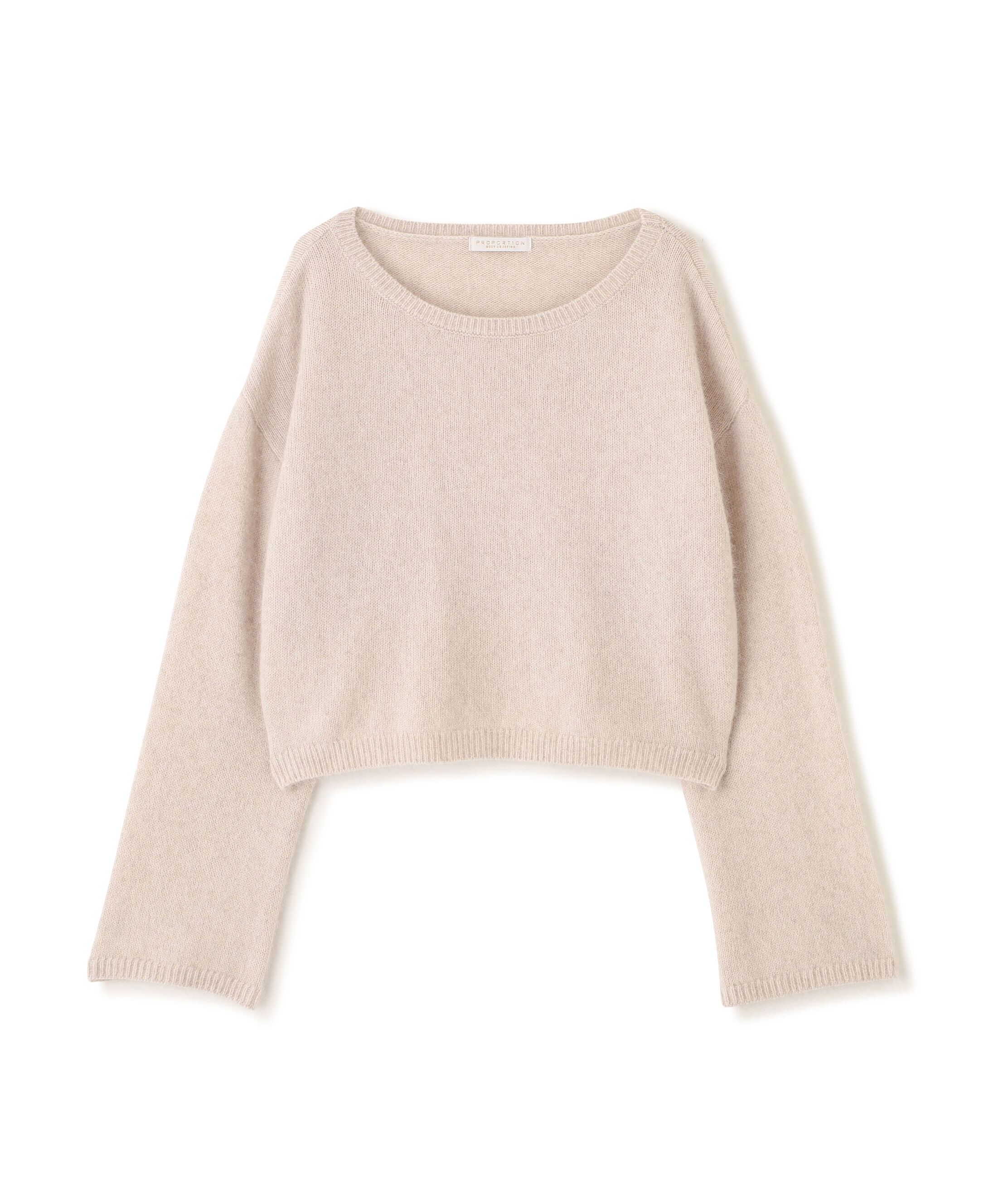 PROPORTION BODY DRESSING「ショートFOX混ニット 25AW」|ニット・セーター|