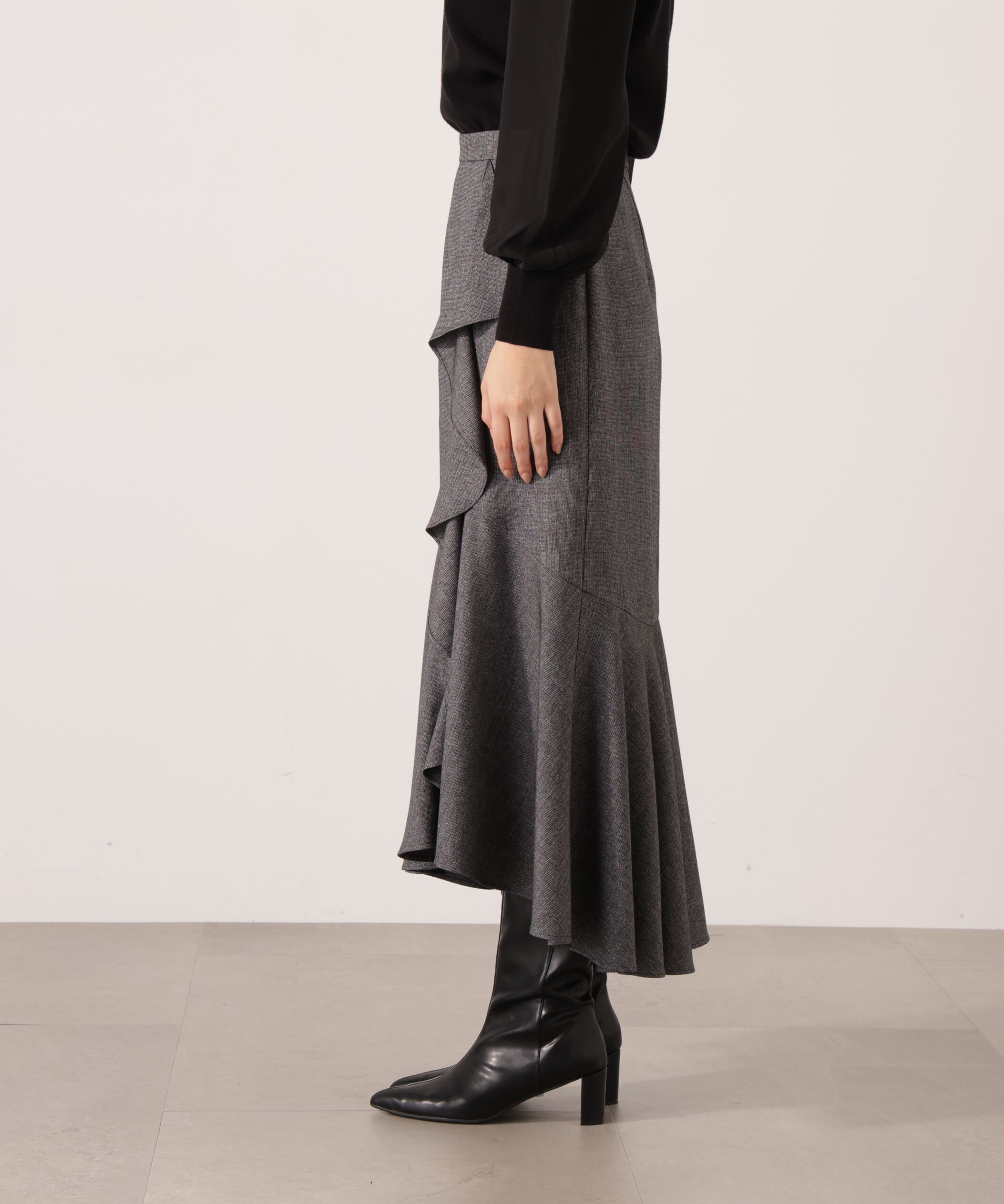 PROPORTION BODY DRESSING「ラッフルディテールスカート　25AW」|スカート|