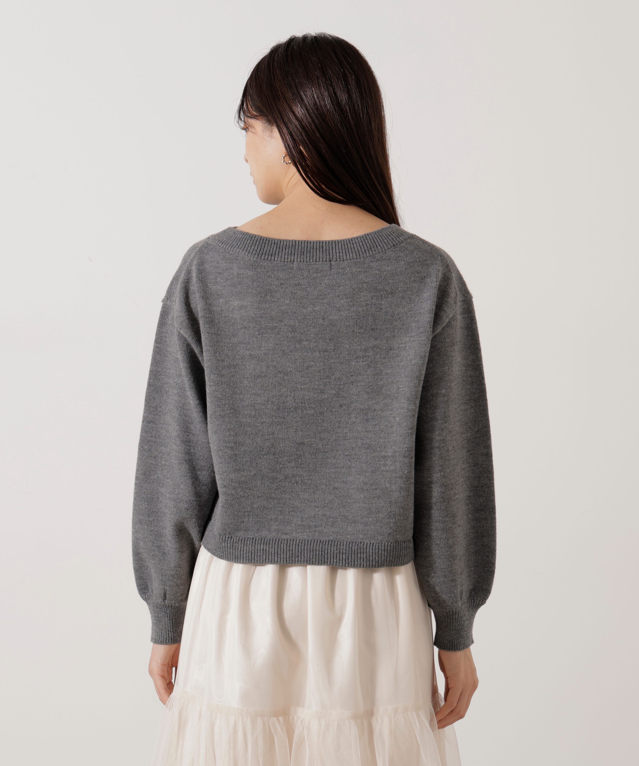 PROPORTION BODY DRESSING「ビジュー付きボックスニット」|ニット・セーター|