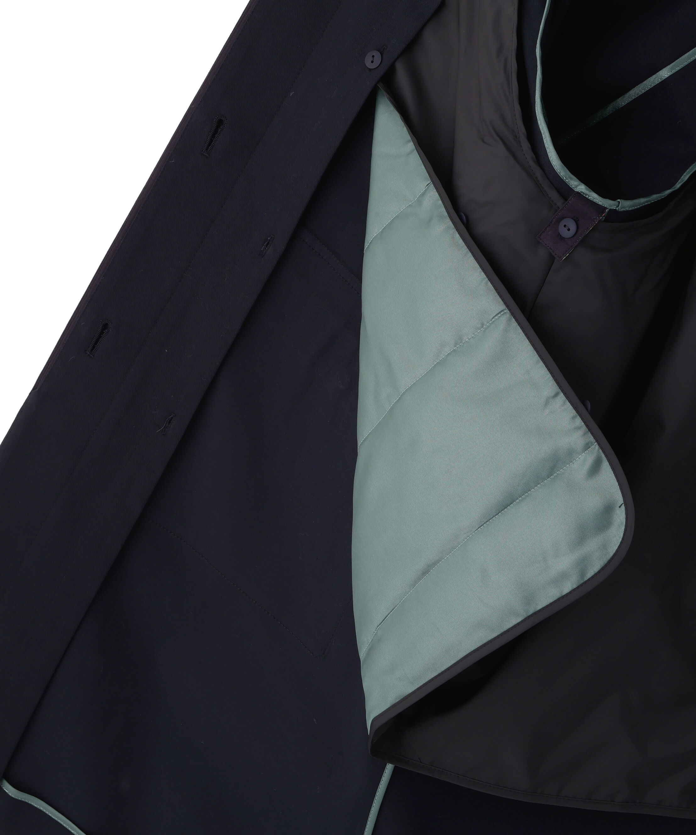  「◆ライナー付きフラップノーカラーコート」|その他|