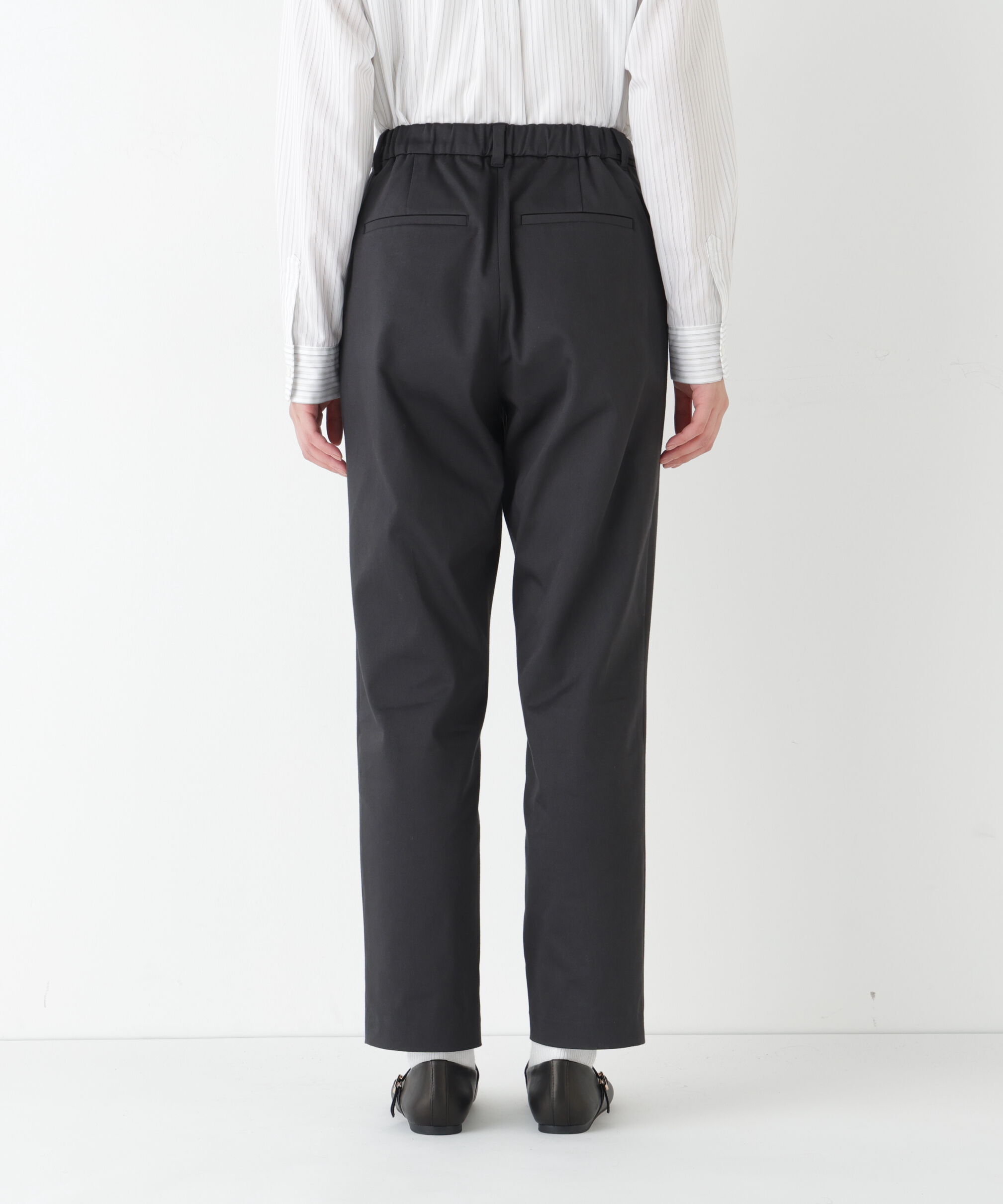  「◆サテンストレッチ細身ストレートパンツ」|その他|