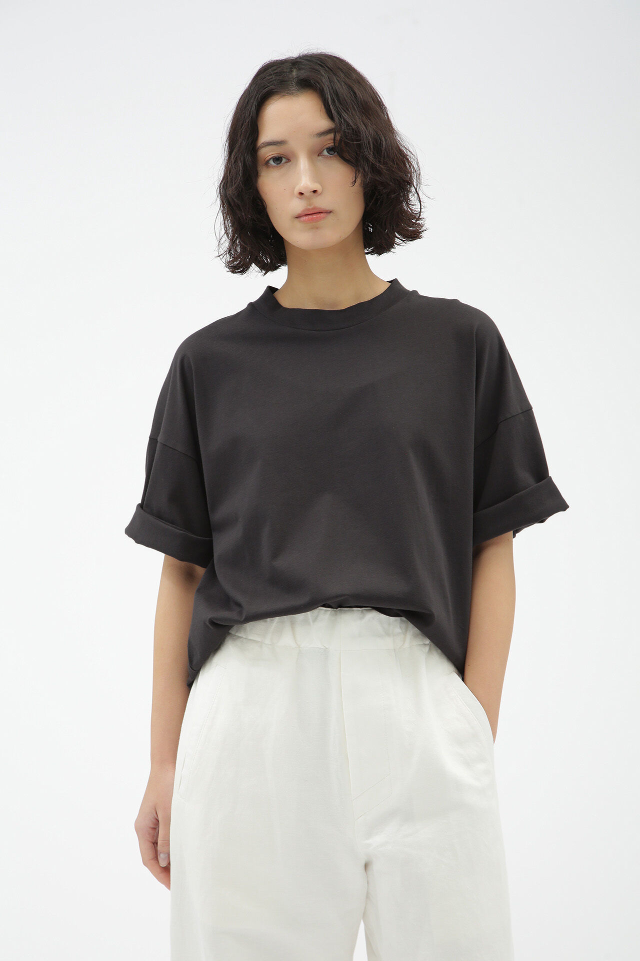  「LIGHT DENSE COTTON JERSEY」|Tシャツ・カットソー|DARK CHARCOAL4