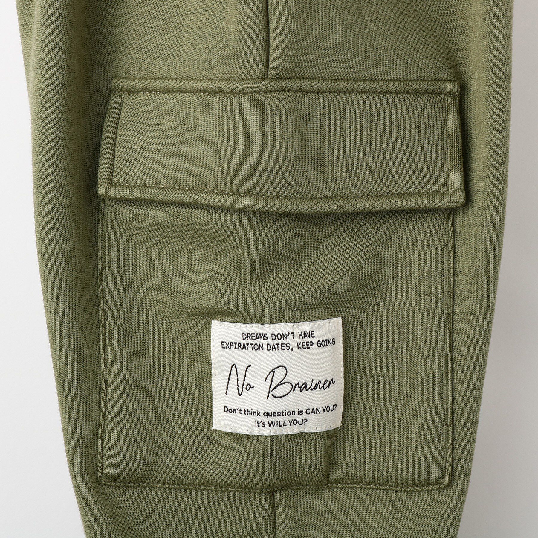 SHOO･LA･RUE「【100-150cm】裏シャギー裾リブカーゴパンツ」|その他|