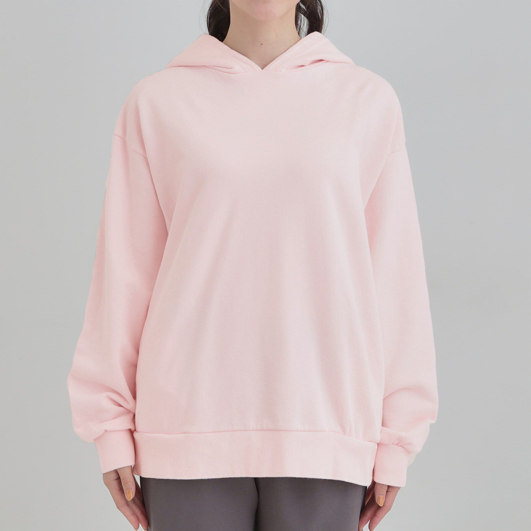 SHOO･LA･RUE「【洗濯機可】ポケット付きが嬉しい ケミカル加工フーディ―」|パーカー|