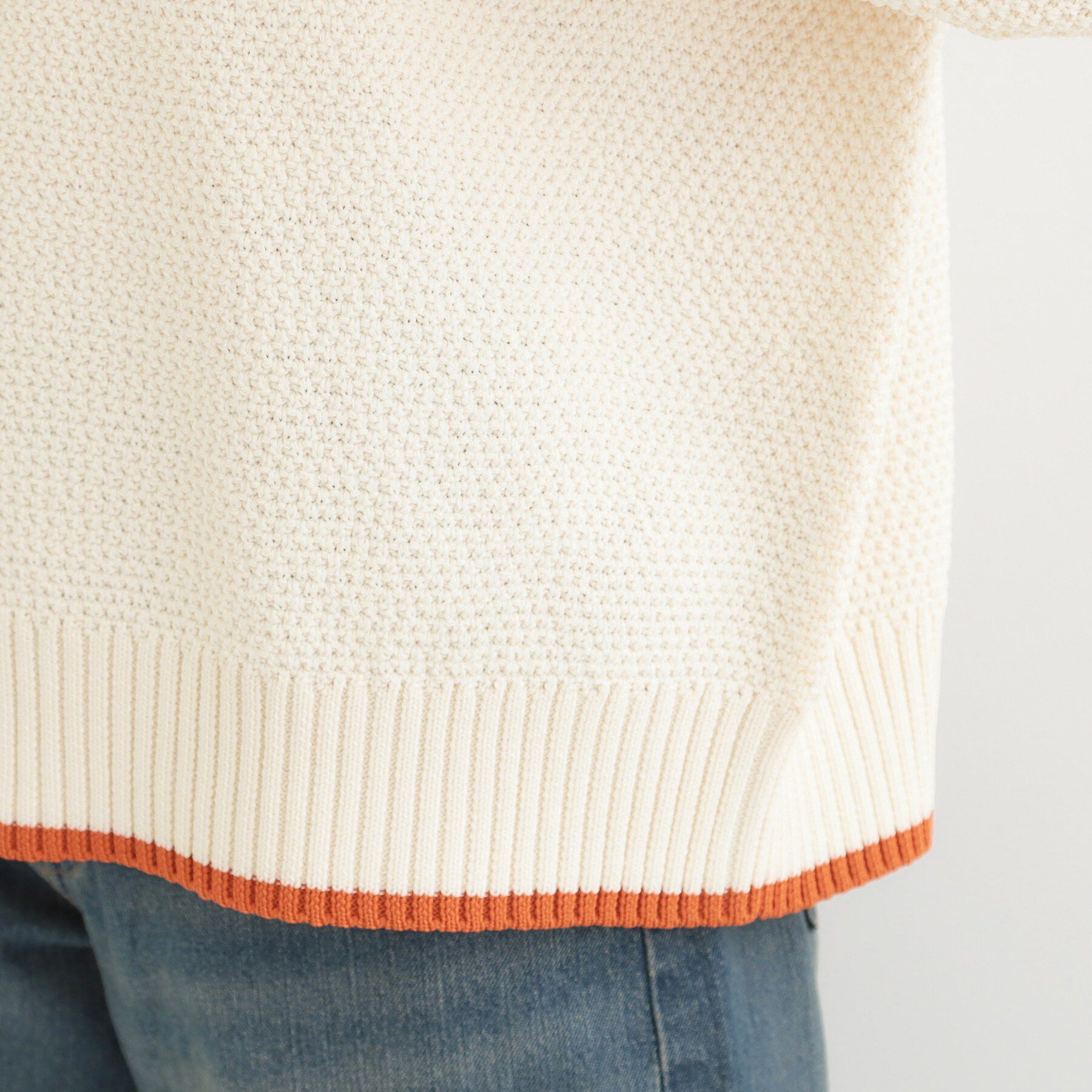 SHOO･LA･RUE「【前後2WAY】配色パイピングニット」|ニット・セーター|