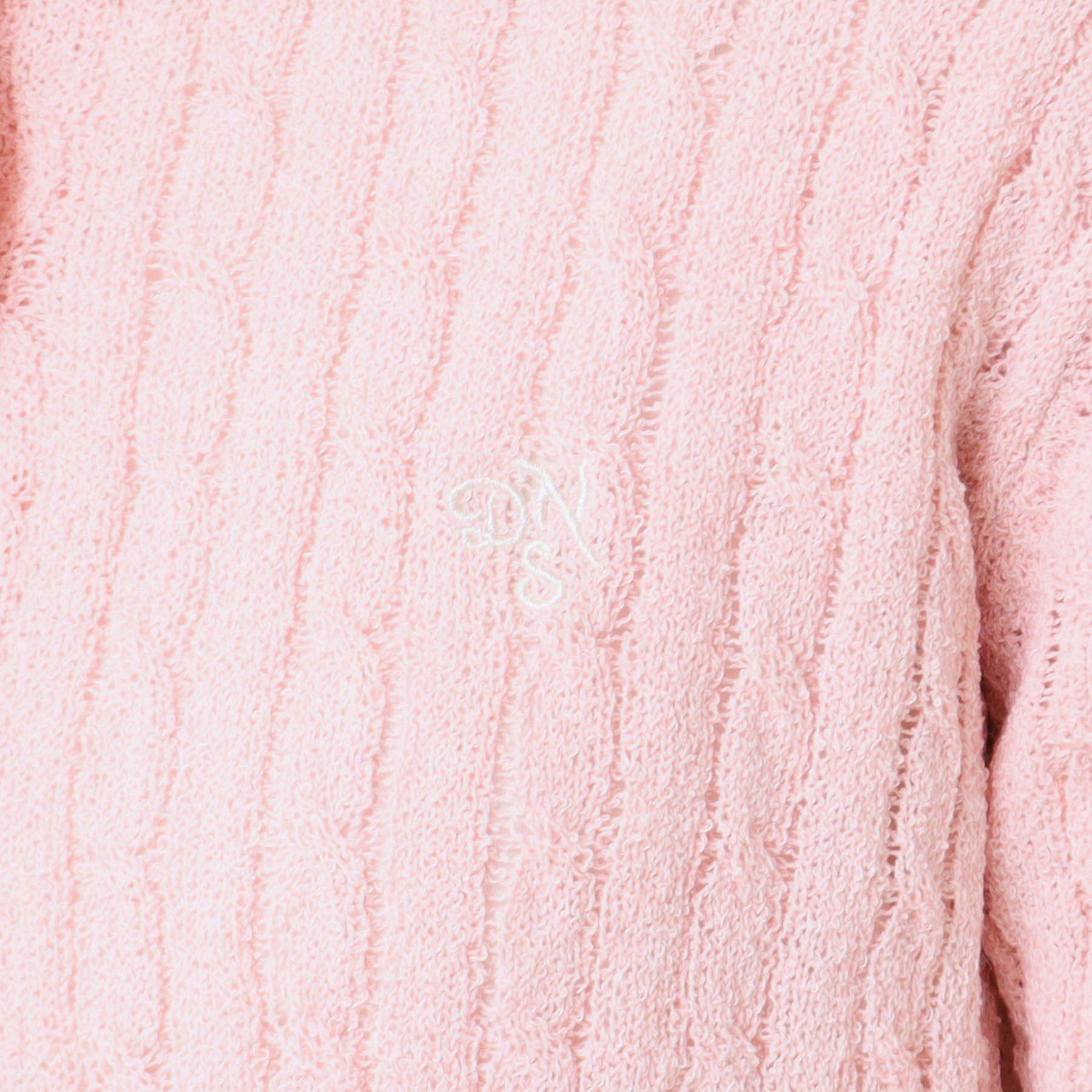 Dessin「【洗える】ブークレケーブルカーディガン」|カーディガン|