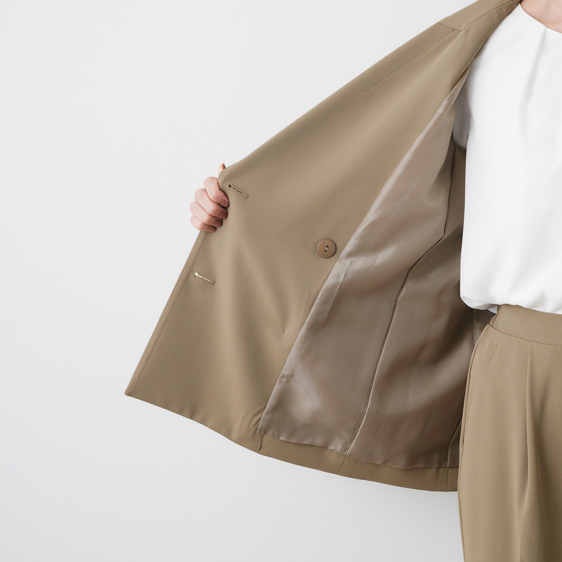 Dessin「【入卒/セレモニー/お仕事/セットアップ可能】ダブルジャケット」|テーラードジャケット|