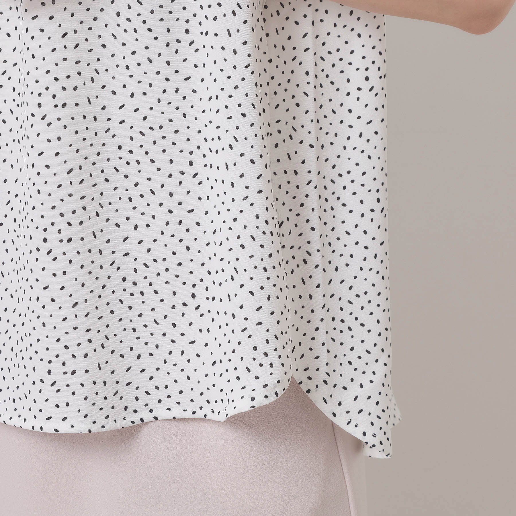 ITS&rsquo;DEMO「【接触冷感／手洗い可】フリル袖ブラウス」|シャツ・ブラウス|