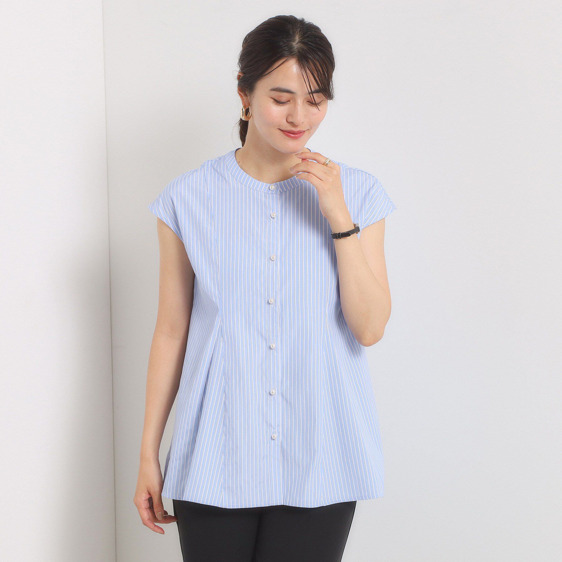 ITS&rsquo;DEMO「【手洗い可】ペプラムブラウス」|シャツ・ブラウス|