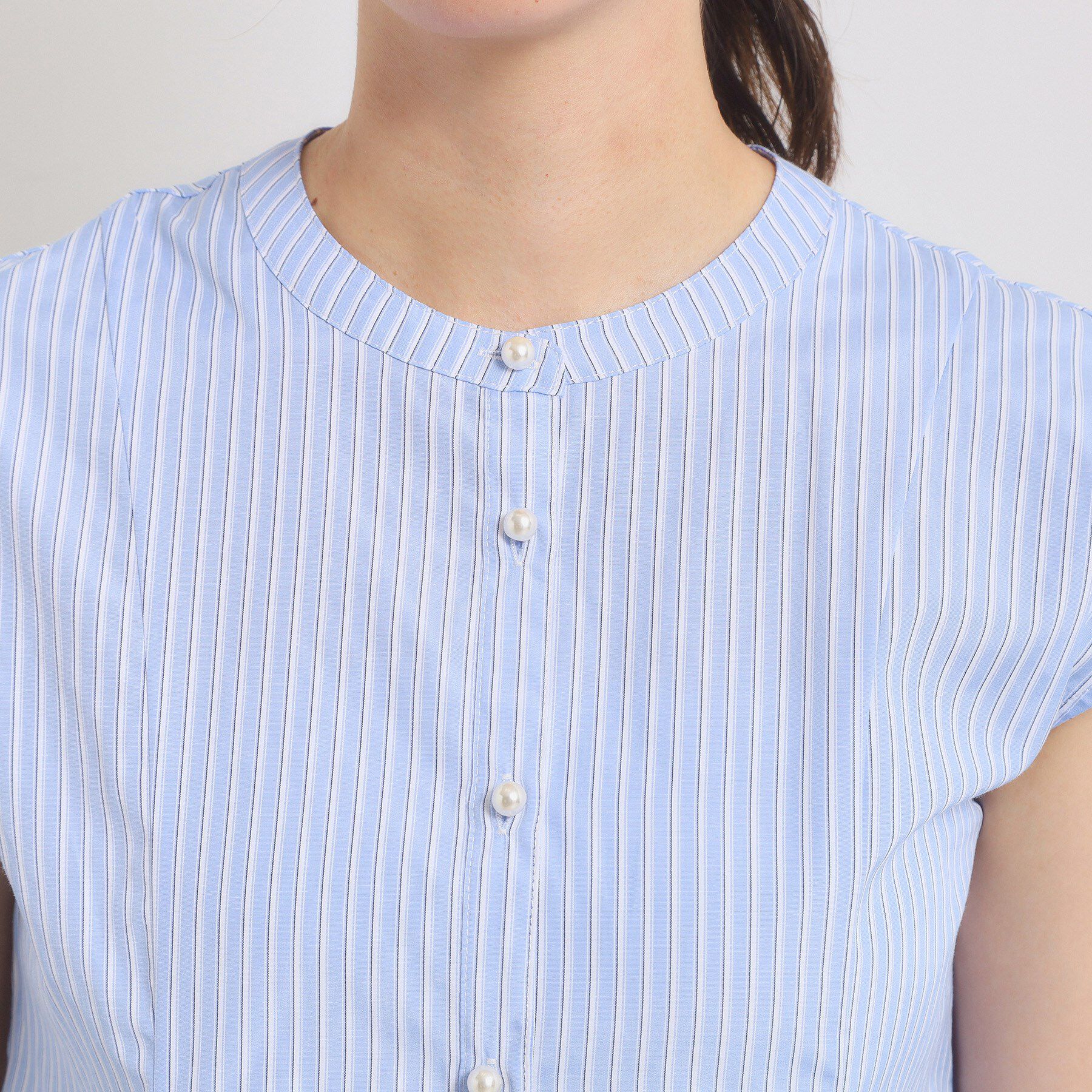 ITS&rsquo;DEMO「【手洗い可】ペプラムブラウス」|シャツ・ブラウス|