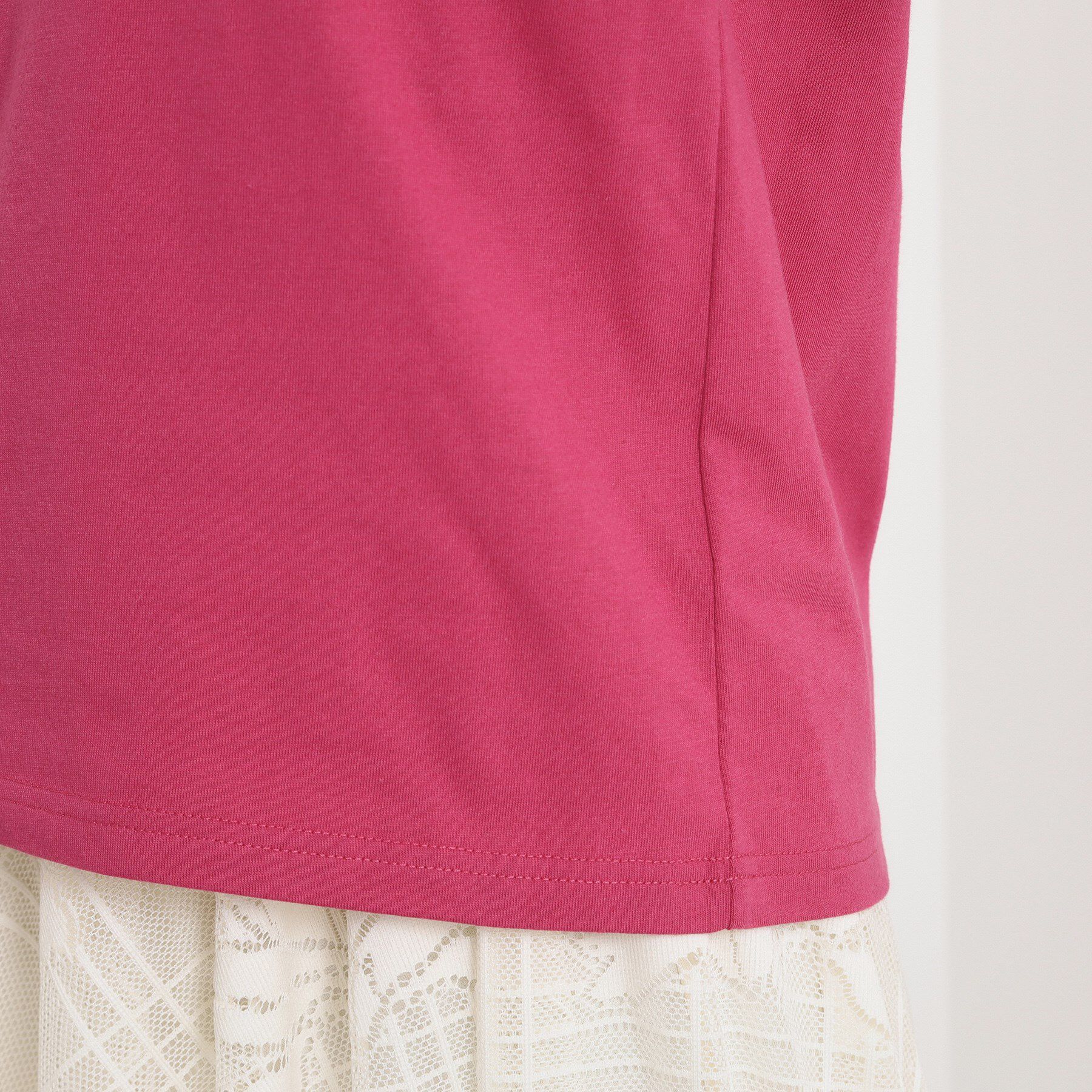 ITS&rsquo;DEMO「【手洗い可】パール調ロゴTシャツ」|Tシャツ・カットソー|