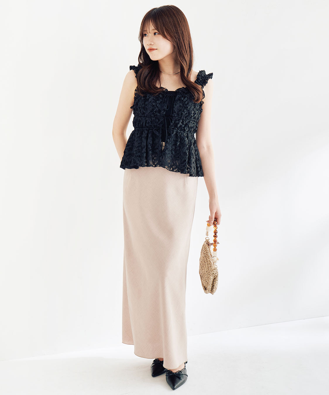 COCO DEAL「フリルキャミペプラムブラウス」|シャツ・ブラウス|