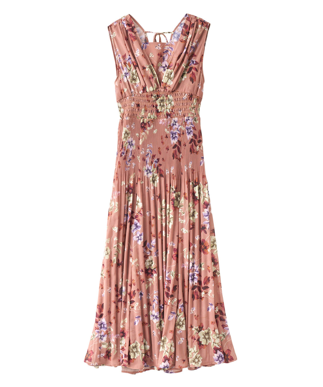 COCO DEAL「ショルダーギャザーフラワープリントワンピース」|ワンピース|