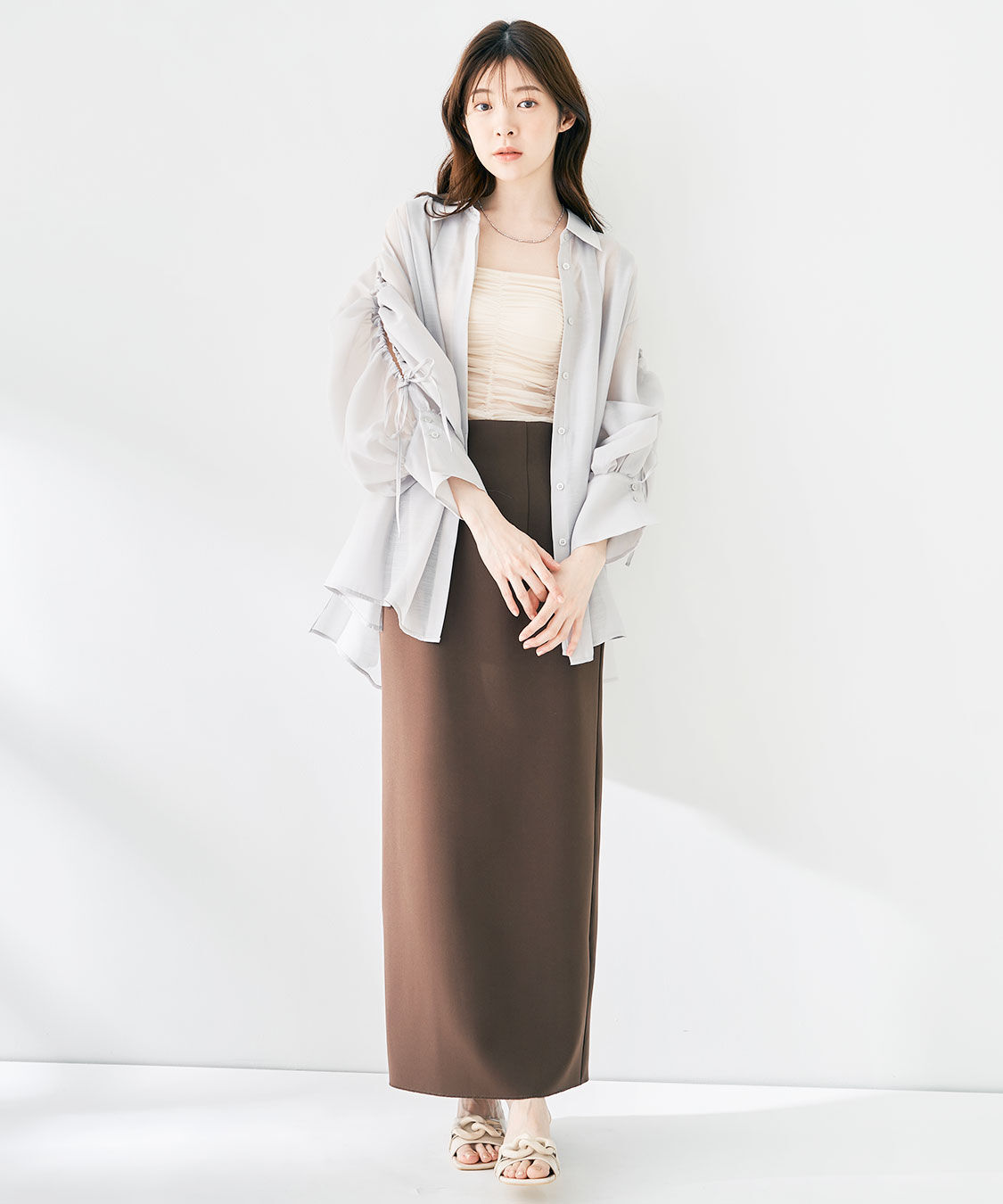 COCO DEAL「ストレッチペンシルスカート」|タイト|