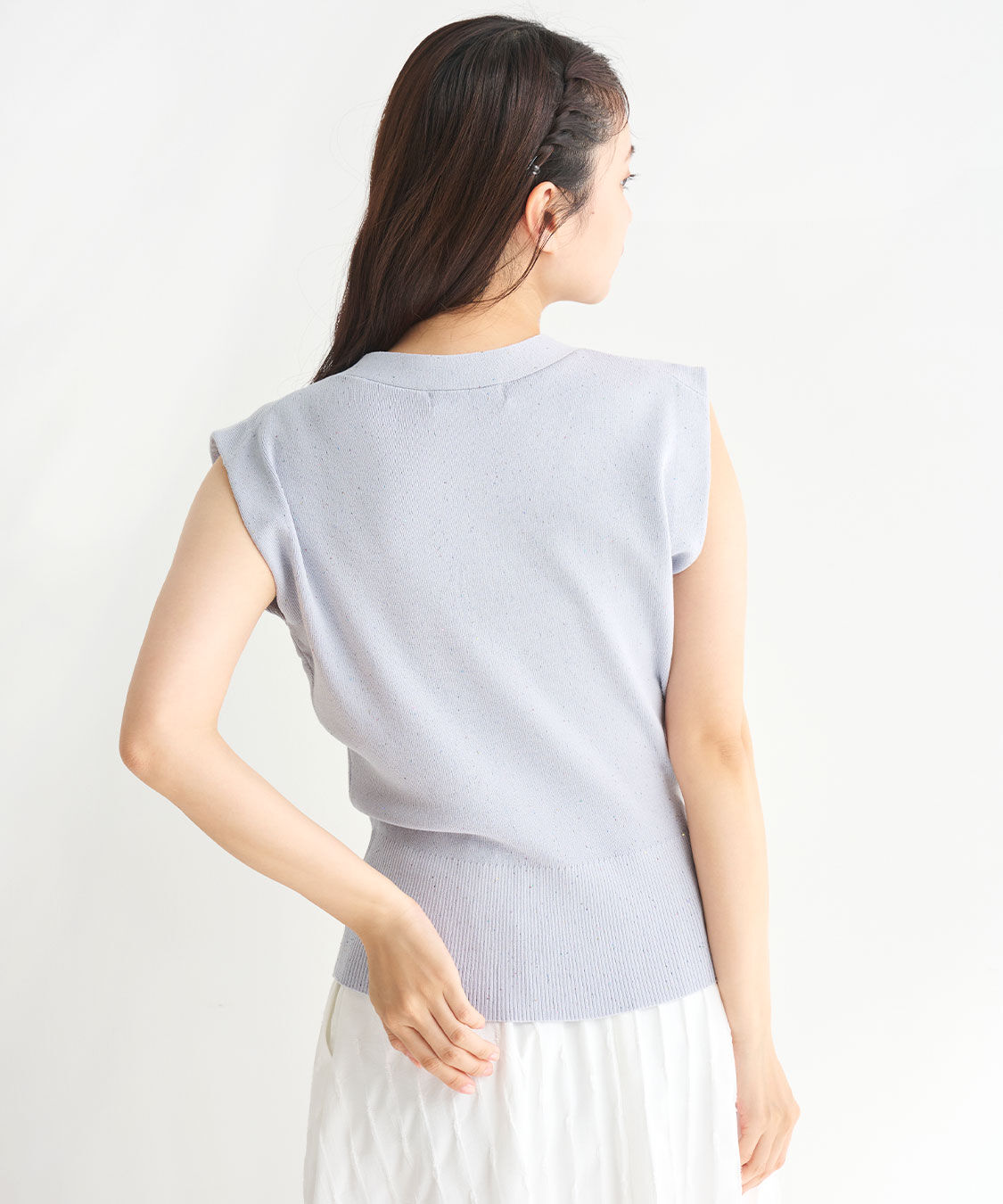 COCO DEAL「スパンコールニットベスト」|ニット・セーター|