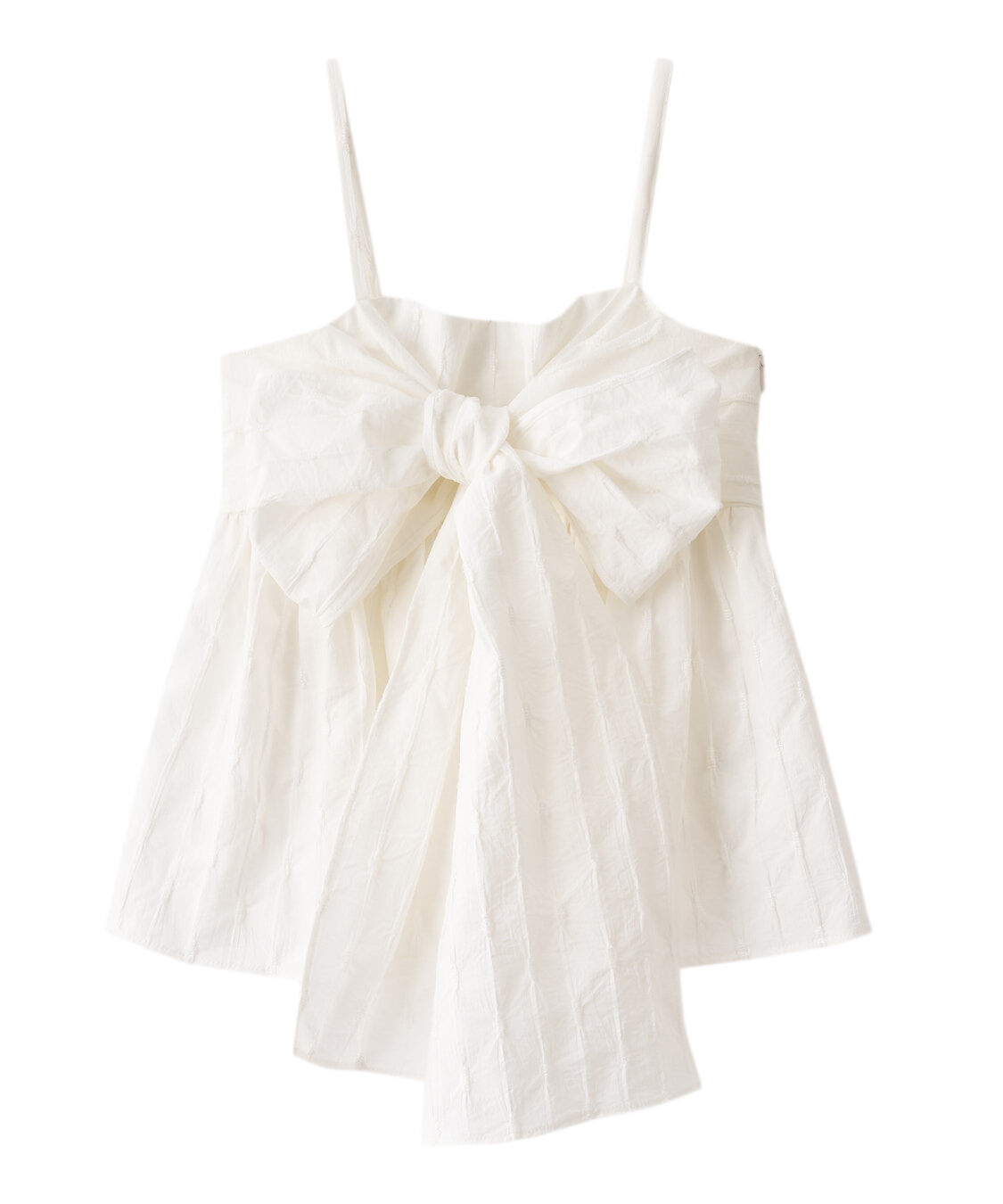 COCO DEAL「リボンペプラムジャカードキャミブラウス」|シャツ・ブラウス|