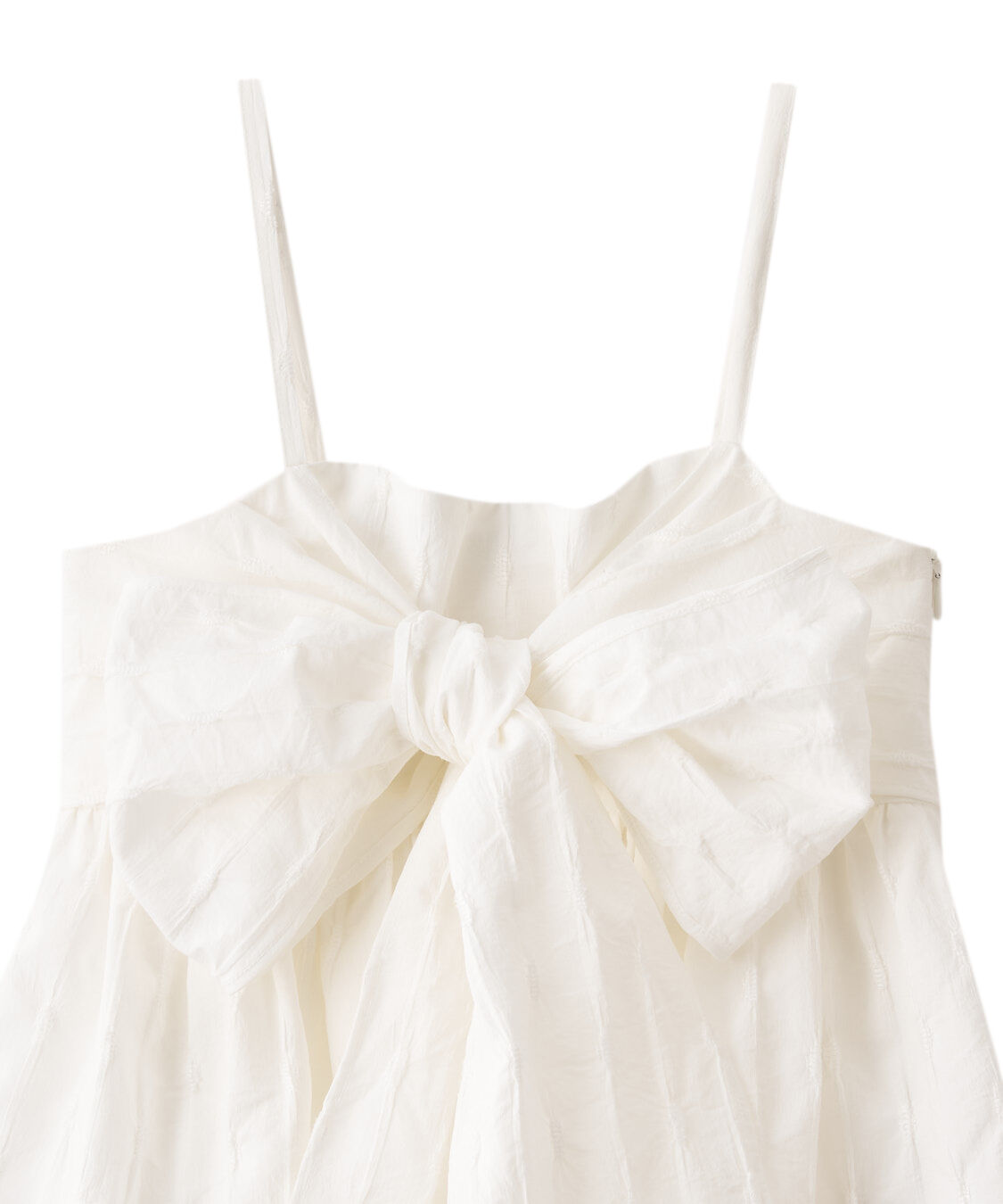 COCO DEAL「リボンペプラムジャカードキャミブラウス」|シャツ・ブラウス|