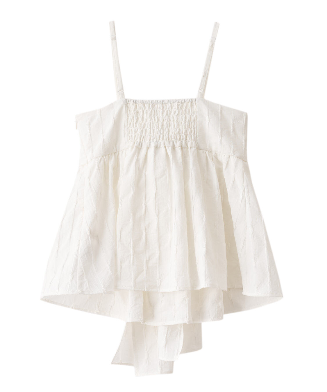 COCO DEAL「リボンペプラムジャカードキャミブラウス」|シャツ・ブラウス|