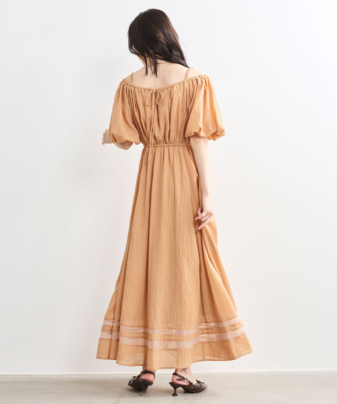 COCO DEAL「バルーンスリーブオフショルワンピース」|ワンピース|