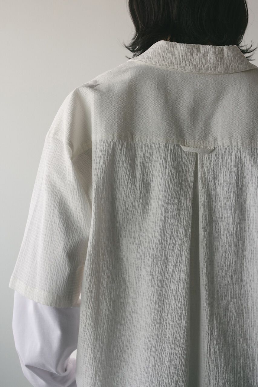 STYLEMIXER「シアサッカージップシャツ」|シャツ・ブラウス|