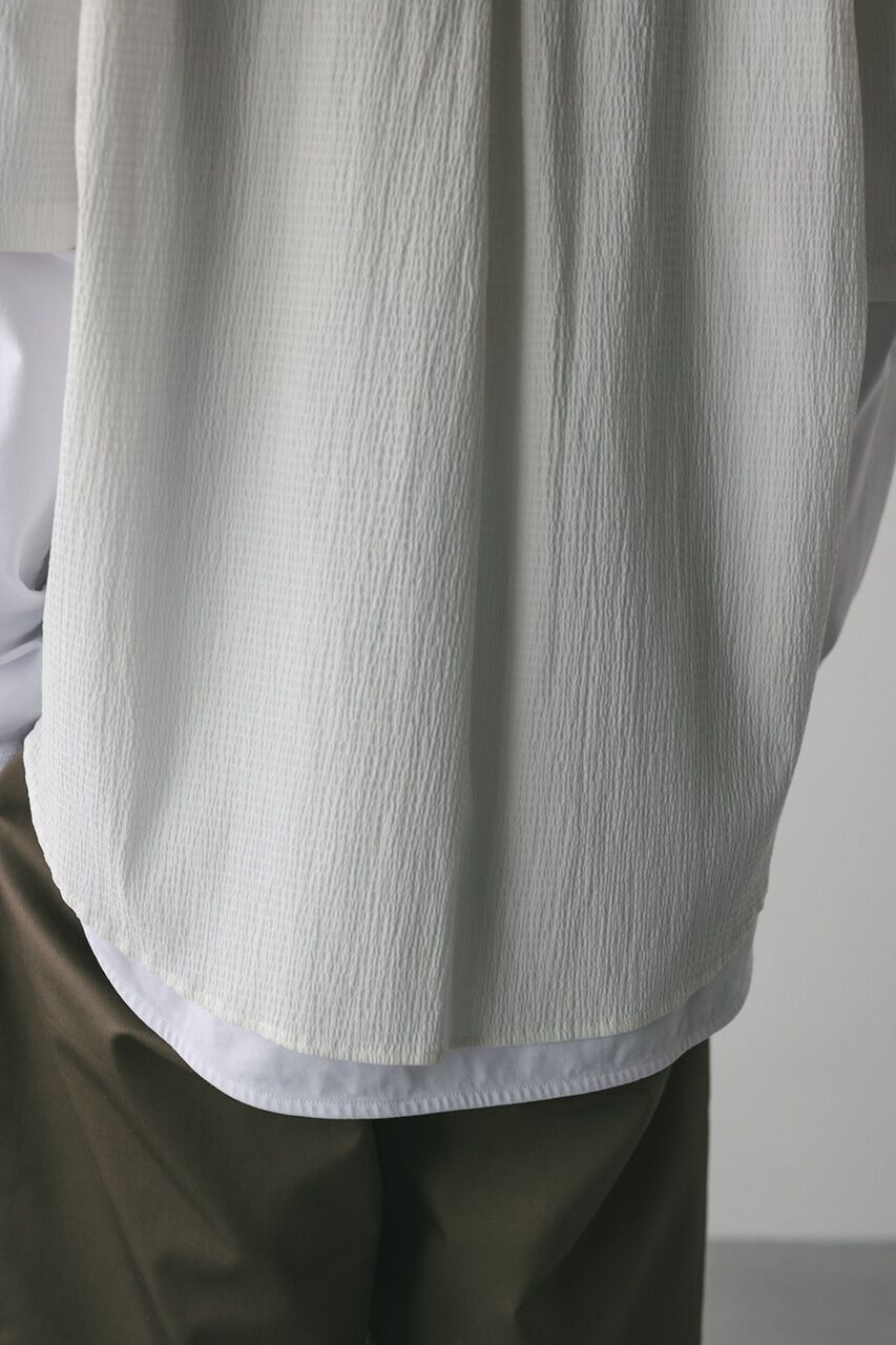 STYLEMIXER「シアサッカージップシャツ」|シャツ・ブラウス|