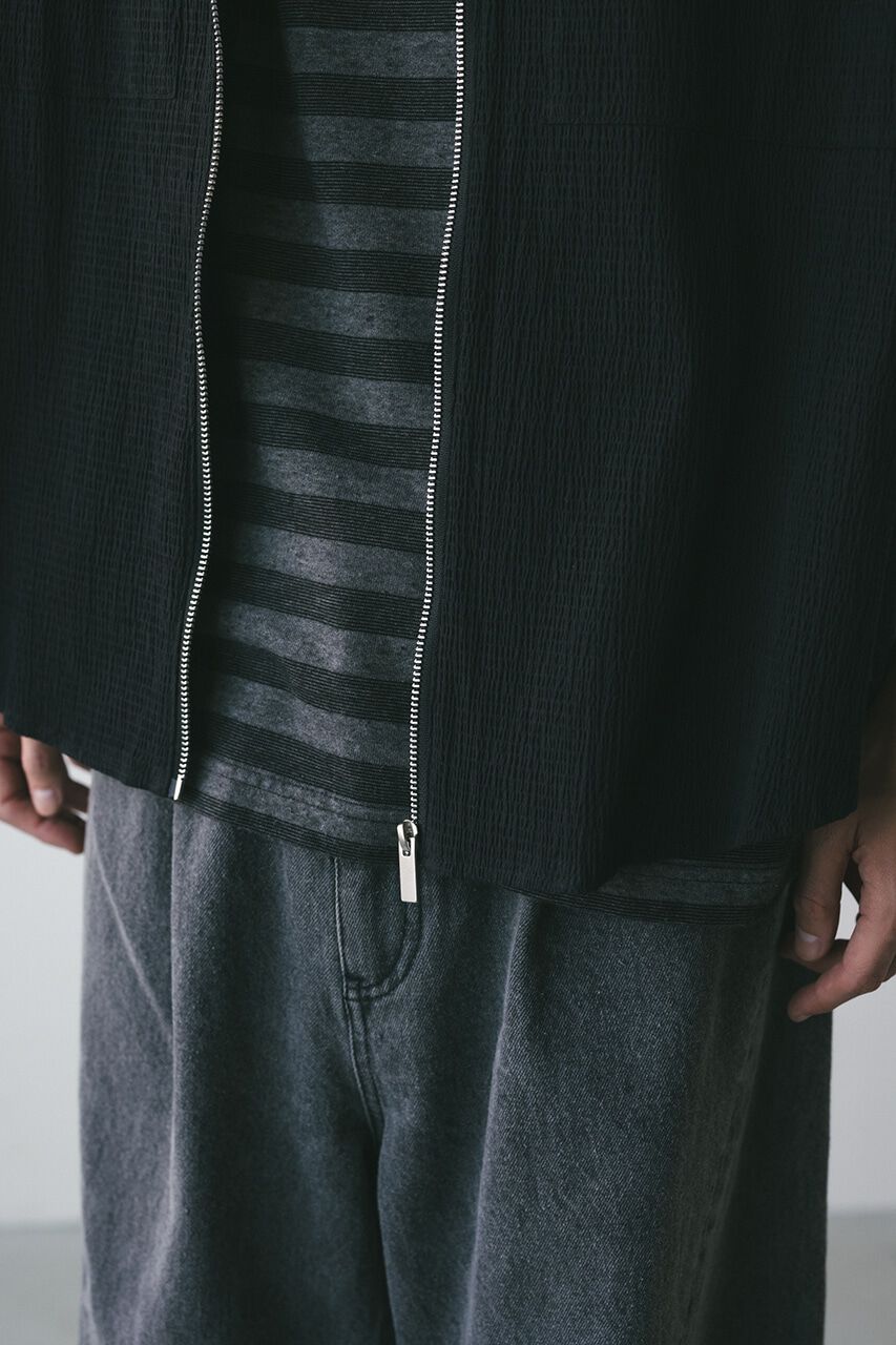 STYLEMIXER「シアサッカージップシャツ」|シャツ・ブラウス|