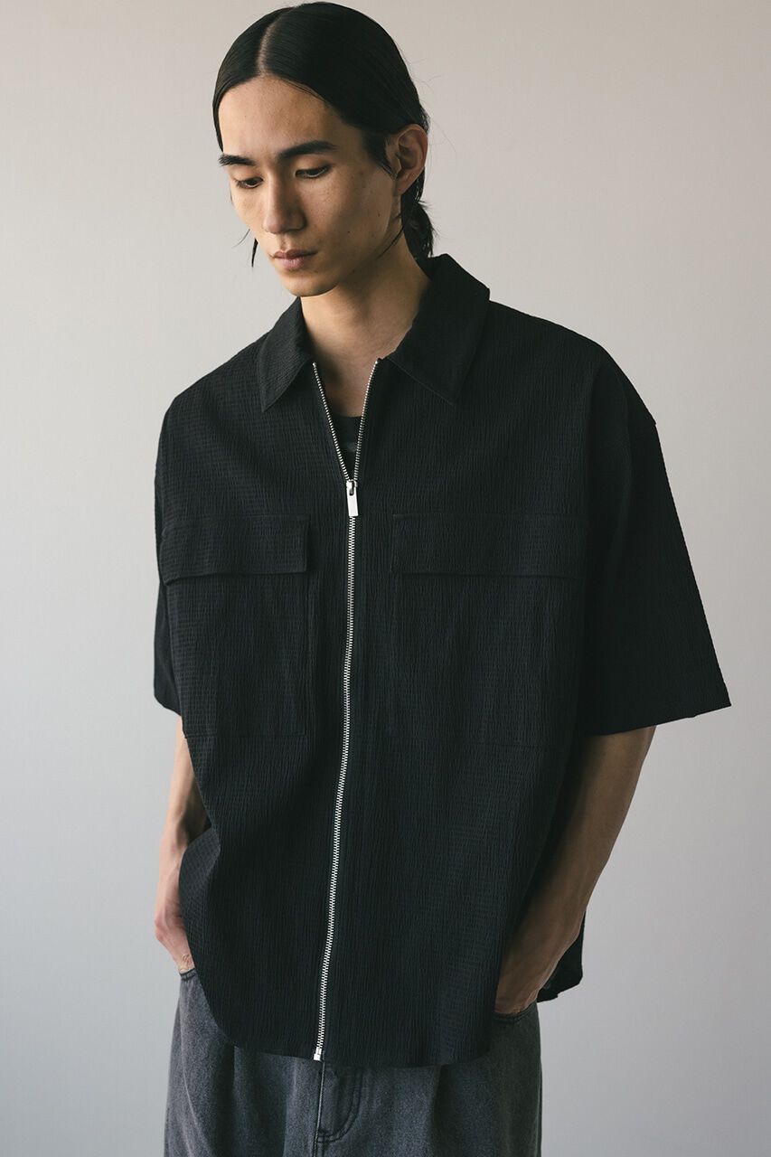 STYLEMIXER「シアサッカージップシャツ」|シャツ・ブラウス|