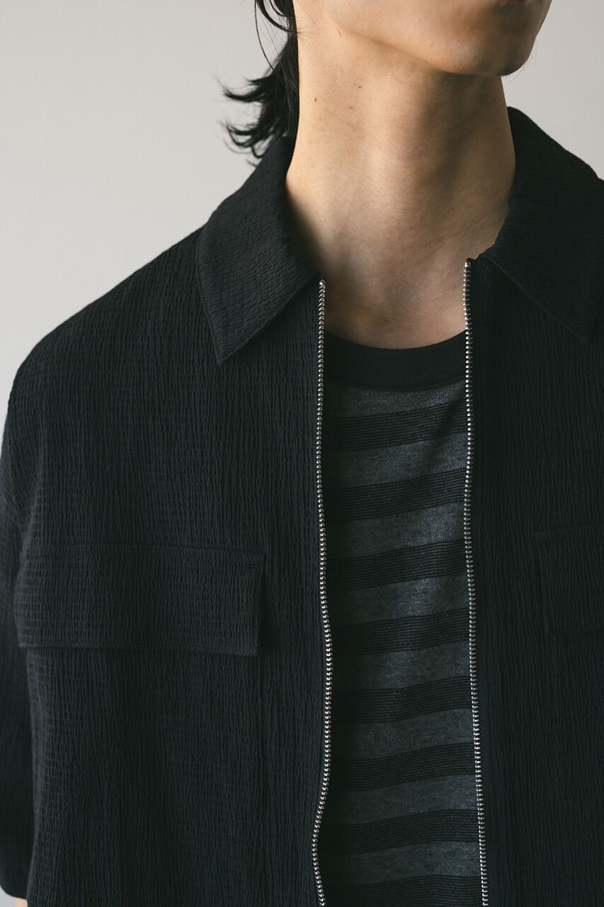 STYLEMIXER「シアサッカージップシャツ」|シャツ・ブラウス|