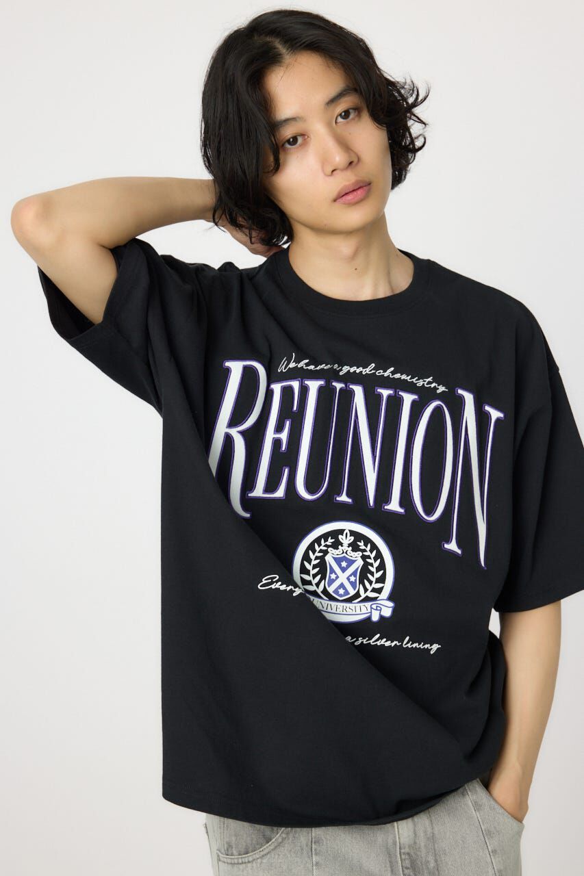 RODEO CROWNS「アップリケカレッジロゴTシャツ」|Tシャツ・カットソー|BLK