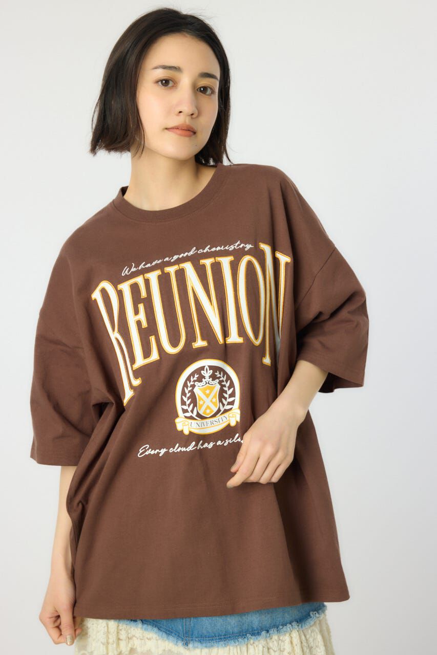 RODEO CROWNS「アップリケカレッジロゴTシャツ」|Tシャツ・カットソー|BRN