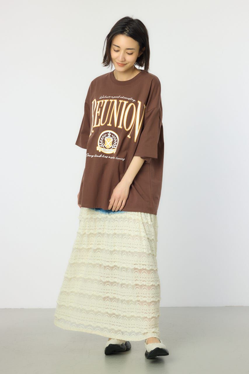 RODEO CROWNS「アップリケカレッジロゴTシャツ」|Tシャツ・カットソー|