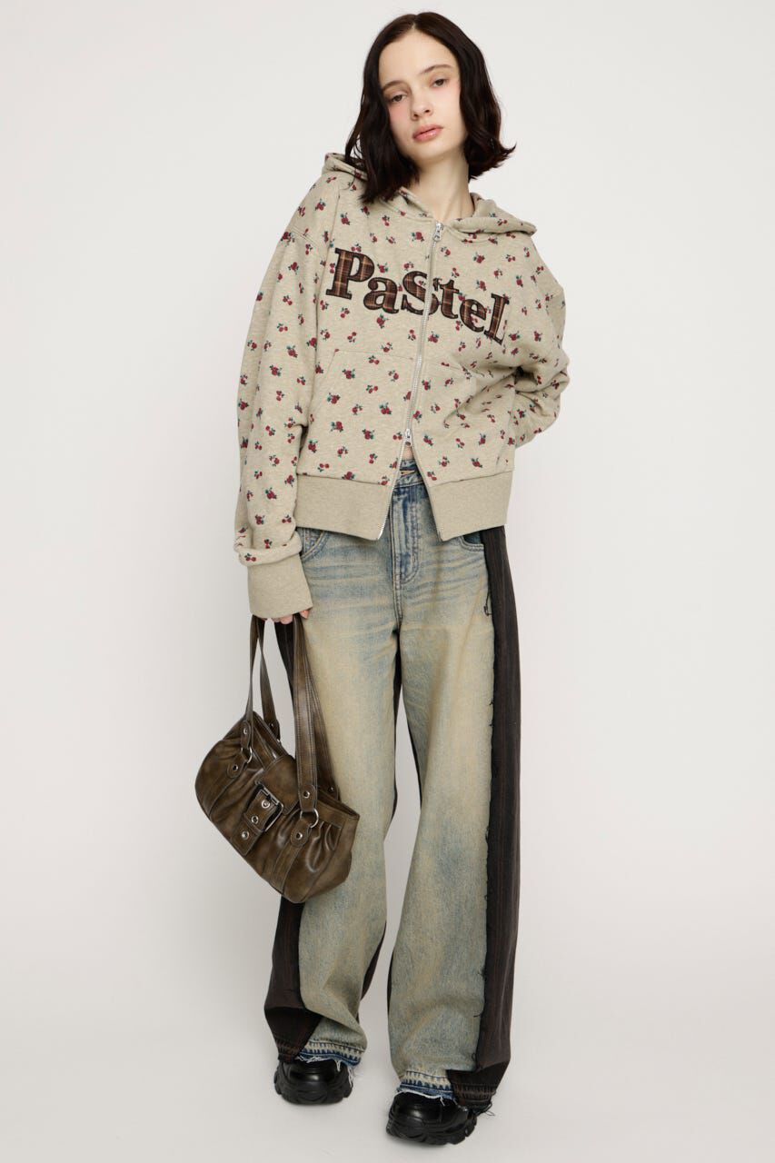 SLY「FLOWER CUT HOODIE」|パーカー|