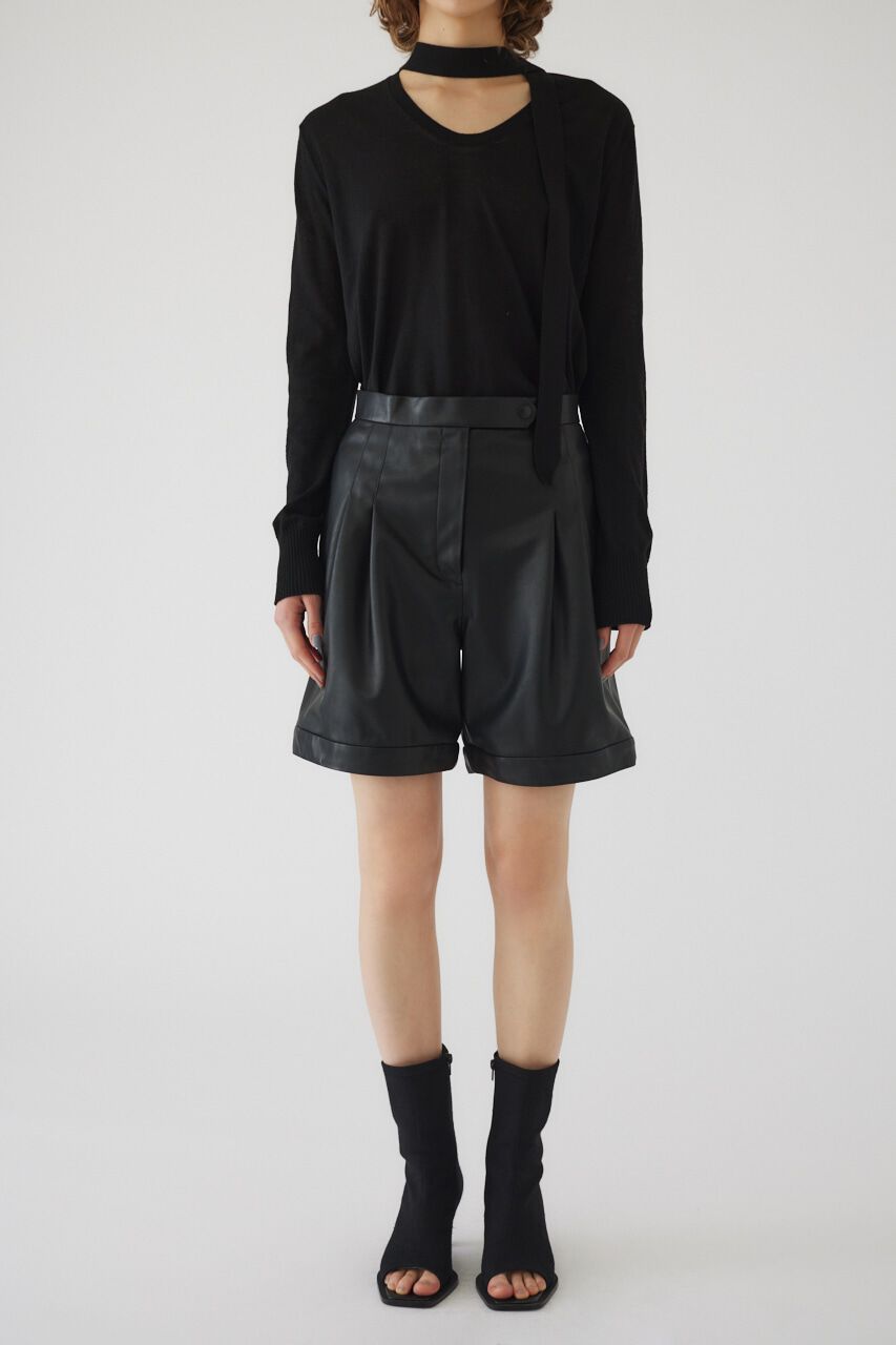 RIM.ARK 「Faux leather half PT」|その他|BLK