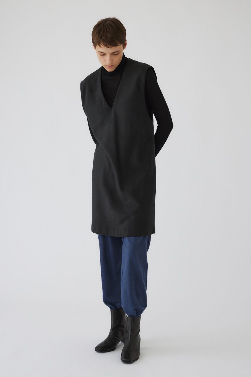 RIM.ARK 「Soft felt long vest」|チュニック|