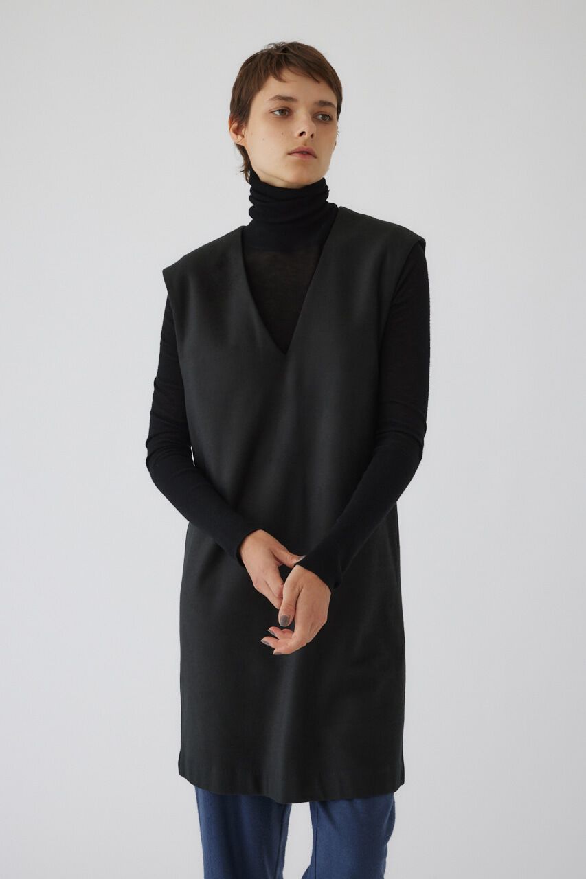 RIM.ARK 「Soft felt long vest」|チュニック|