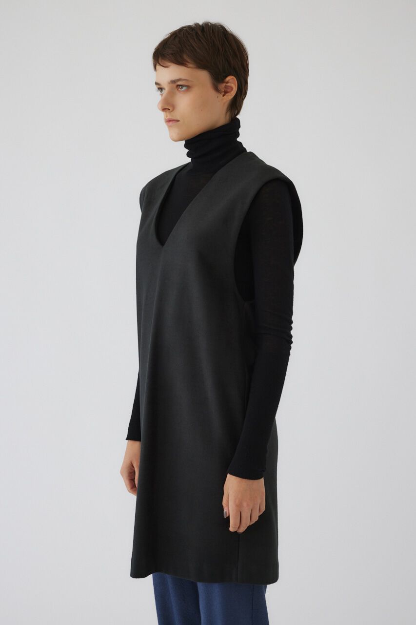 RIM.ARK 「Soft felt long vest」|チュニック|