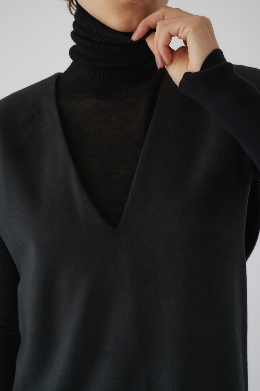 RIM.ARK 「Soft felt long vest」|チュニック|