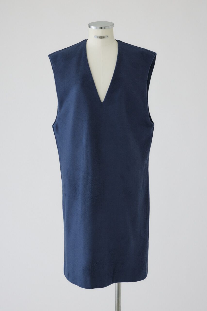 RIM.ARK 「Soft felt long vest」|チュニック|BLU