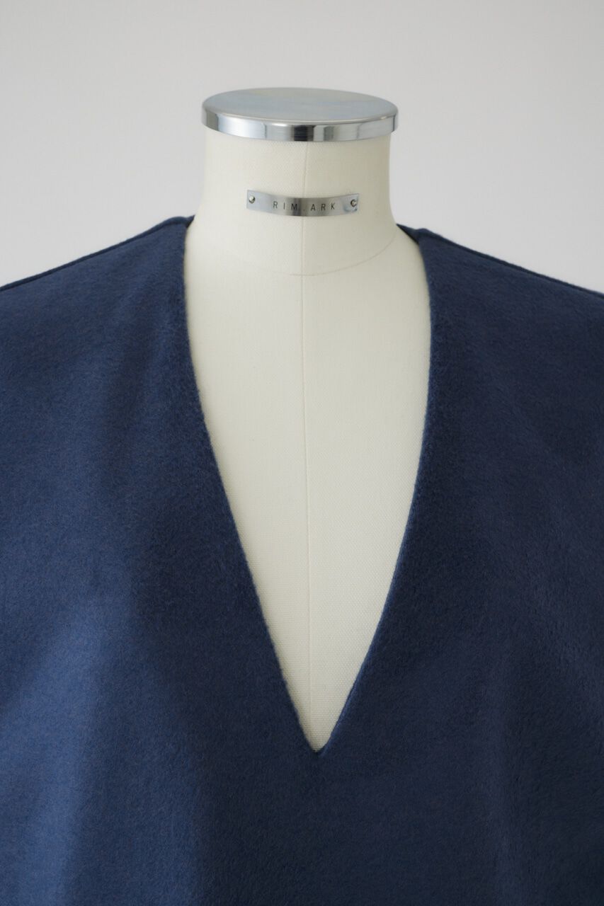 RIM.ARK 「Soft felt long vest」|チュニック|