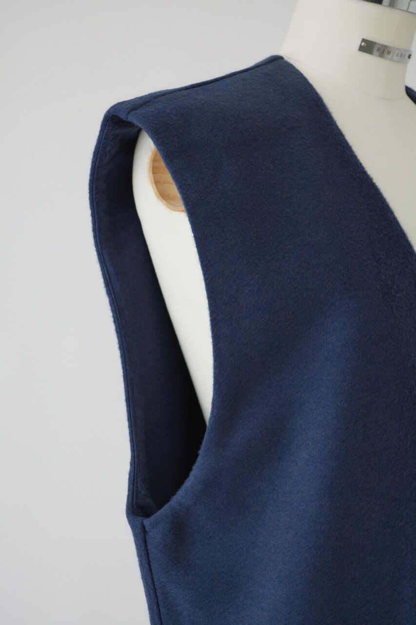 RIM.ARK 「Soft felt long vest」|チュニック|