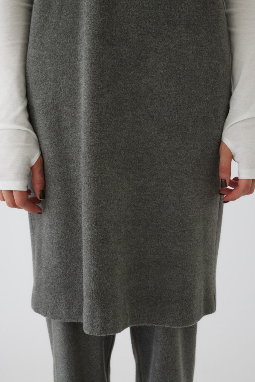 RIM.ARK 「Soft felt long vest」|チュニック|
