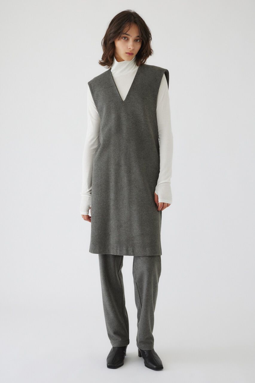 RIM.ARK 「Soft felt long vest」|チュニック|