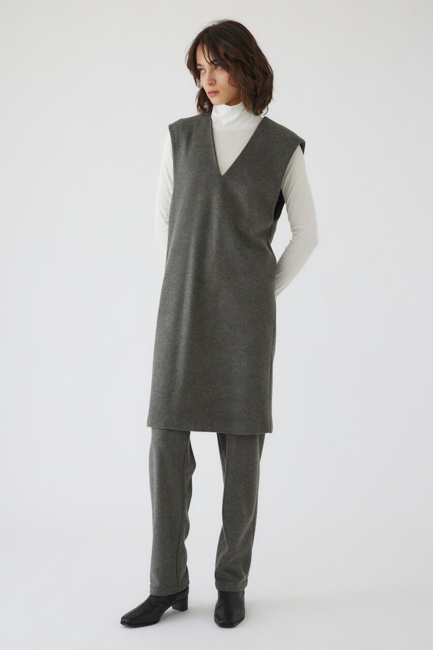 RIM.ARK 「Soft felt long vest」|チュニック|
