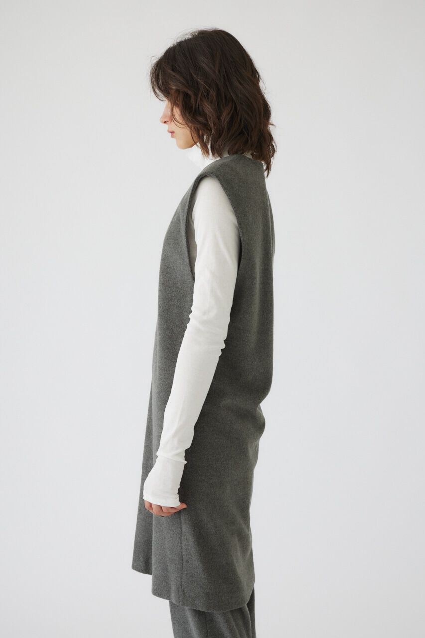 RIM.ARK 「Soft felt long vest」|チュニック|