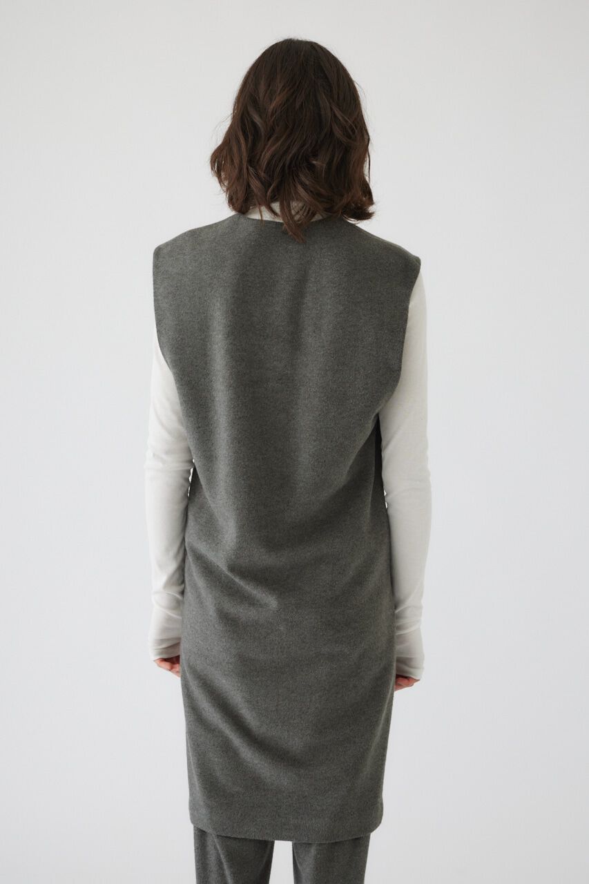 RIM.ARK 「Soft felt long vest」|チュニック|