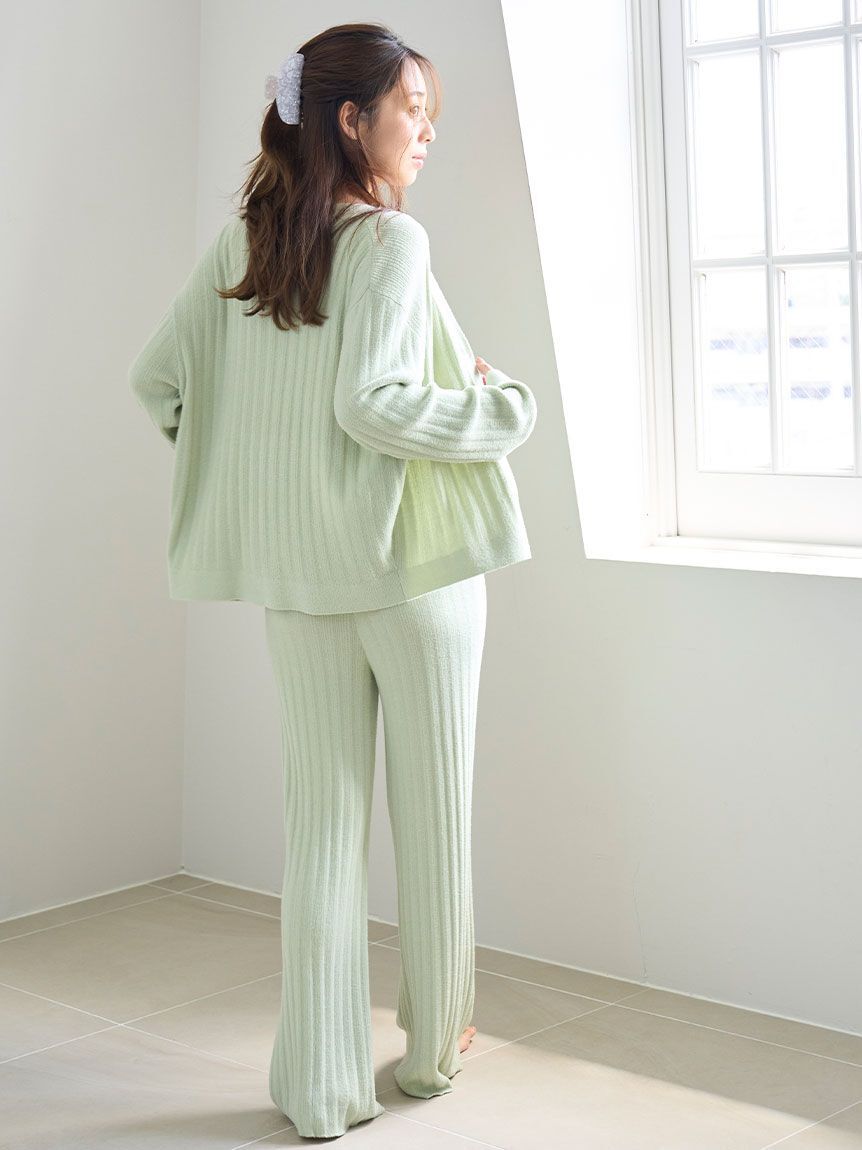 SNIDEL HOME「【Creamy】プチハートハイウエストパンツ」|ルームウェア|