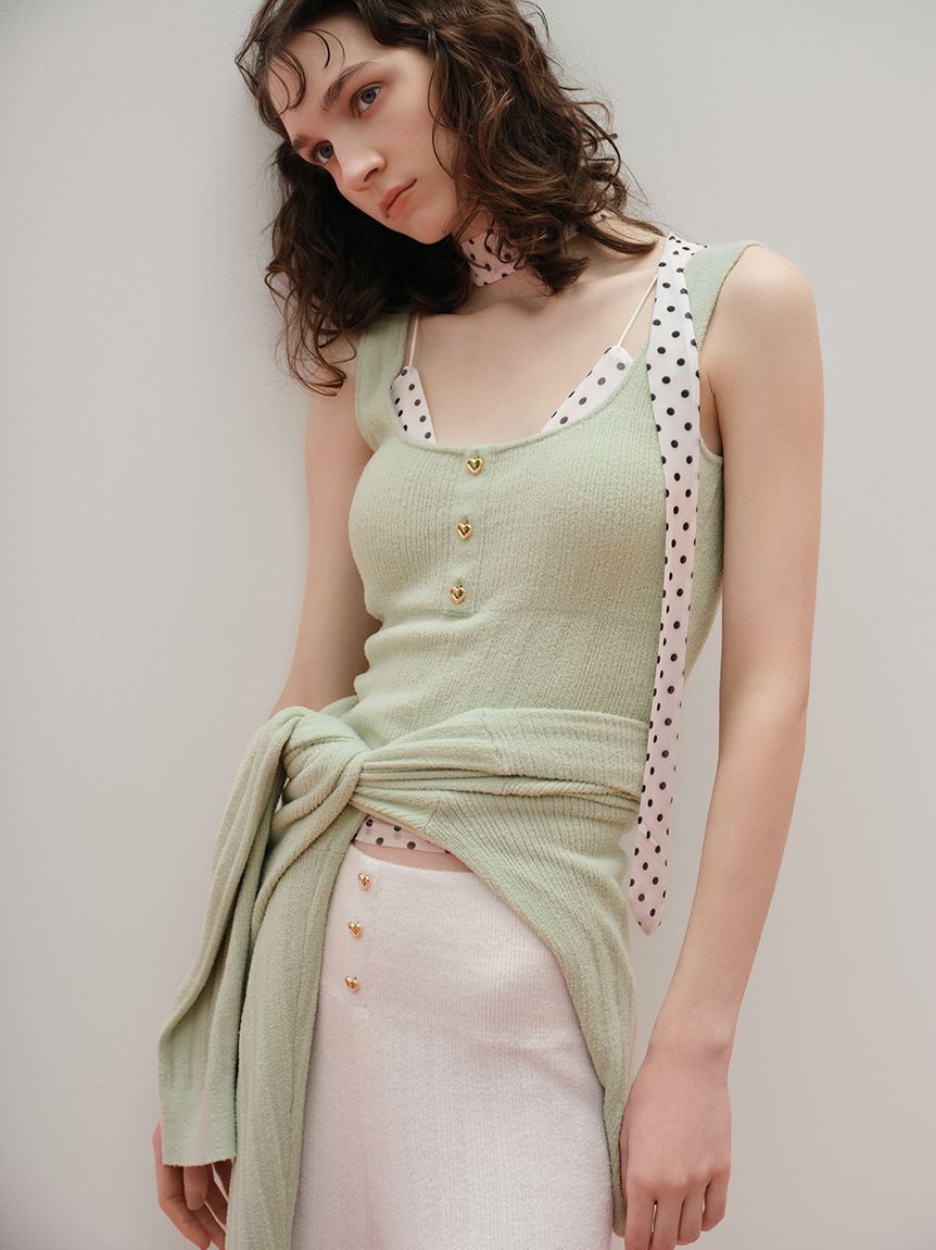 SNIDEL HOME「【Creamy】プチハートハイウエストパンツ」|ルームウェア|