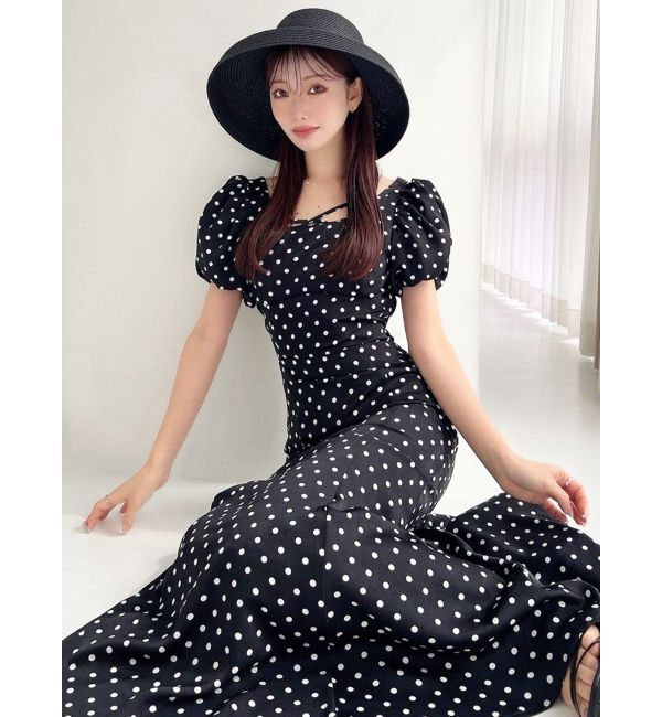 RESEXXY「バブルスリーブマーメイドワンピース」|ワンピース|