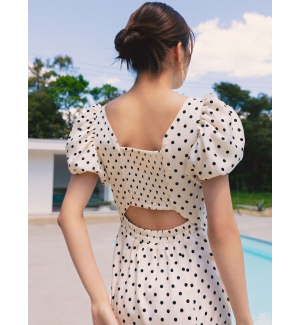 RESEXXY「バブルスリーブマーメイドワンピース」|ワンピース|